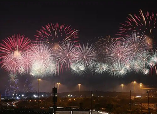 封开县焰火晚会